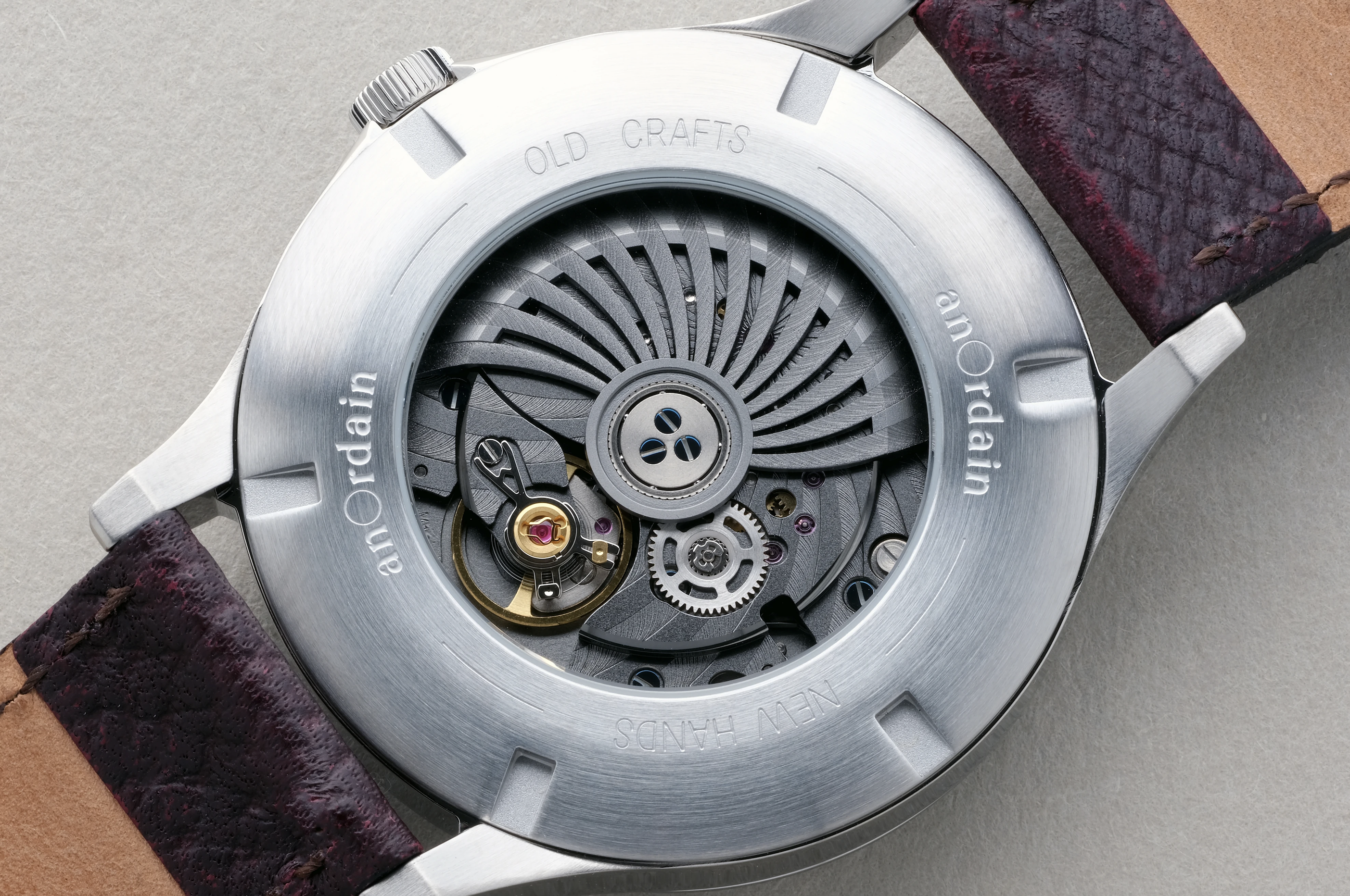 anordain skeleton watch