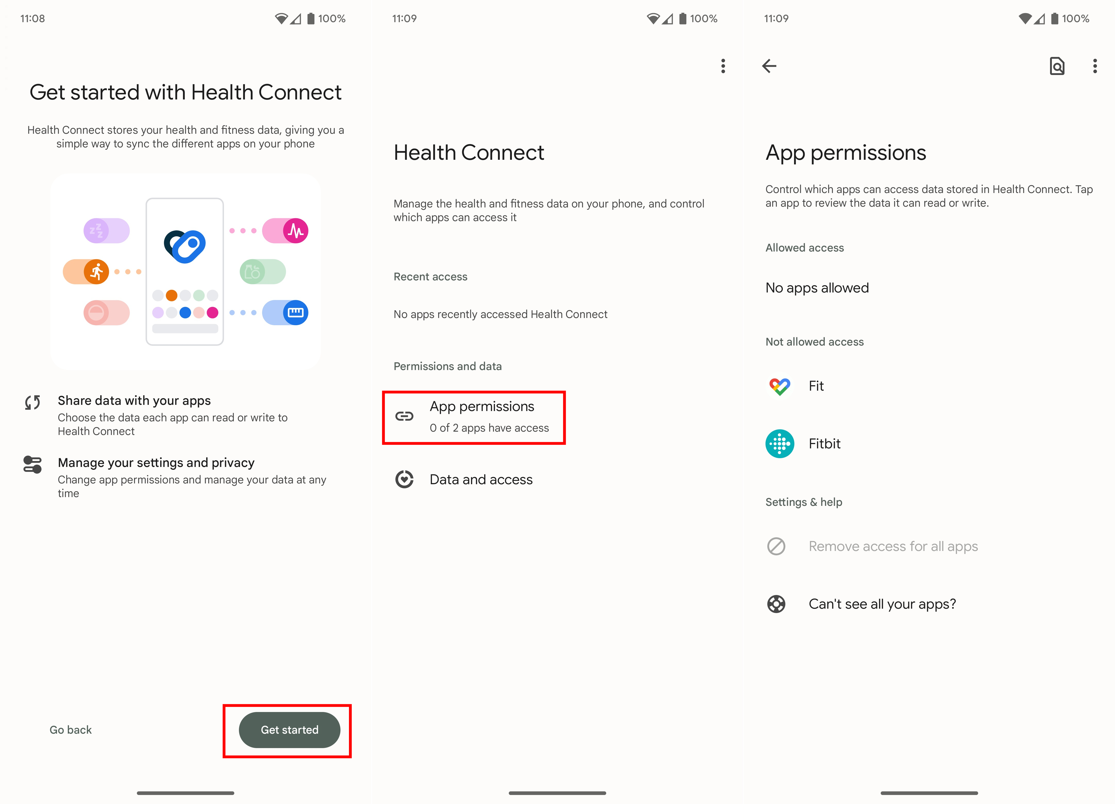 Como usar o Google Health Connect