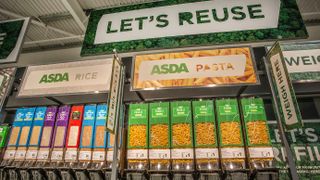 Asda sustainability store, refill station