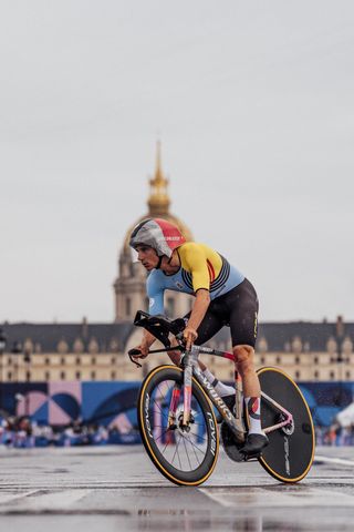 Custom paint jobs at the Olympics Time Trial