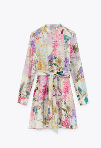 Zara Floral Print Dress | $69.90