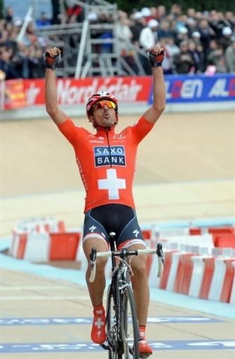 Paris-Roubaix winner Fabian Cancellara (Saxo Bank)