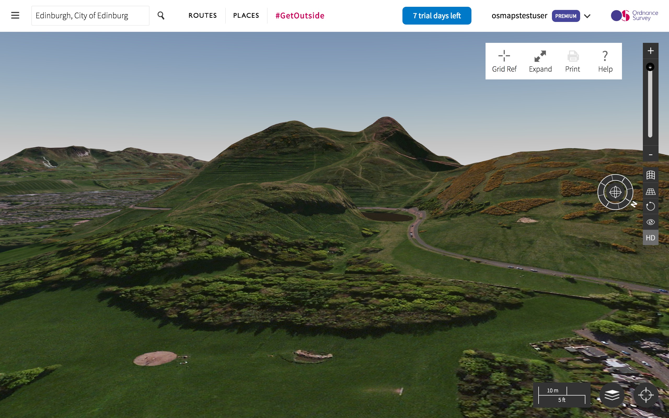 Ordnance Survey maps are going 3D