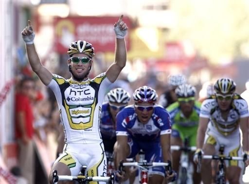 Cavendish has led the Vuelta but Lleida was his first sprint stage win.