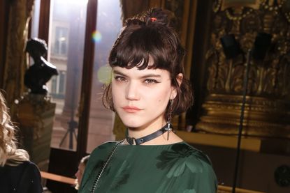 Soko at the Stella McCartney AW16 show