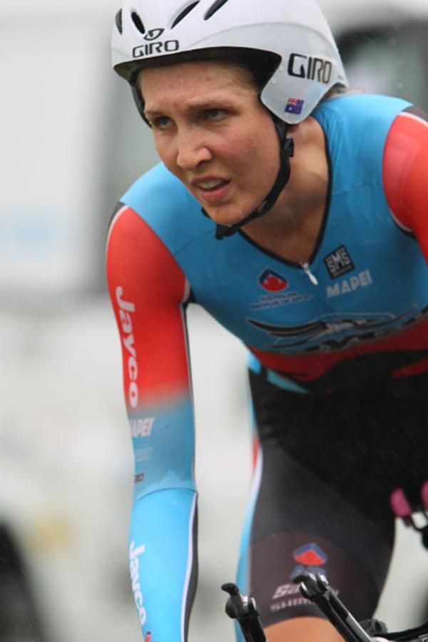 Shara Gillow (Jayco-AIS) was focused on the road ahead during her gold medal ride