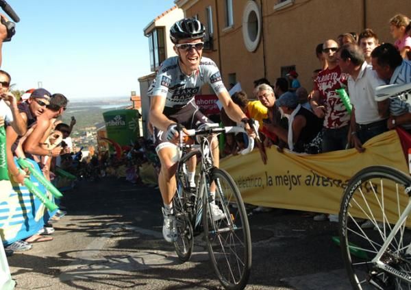 Chris Anker Sorensen (Saxo Bank-Sungard) on the final climb.
