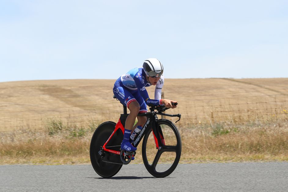 Sarah Gillow out on the course