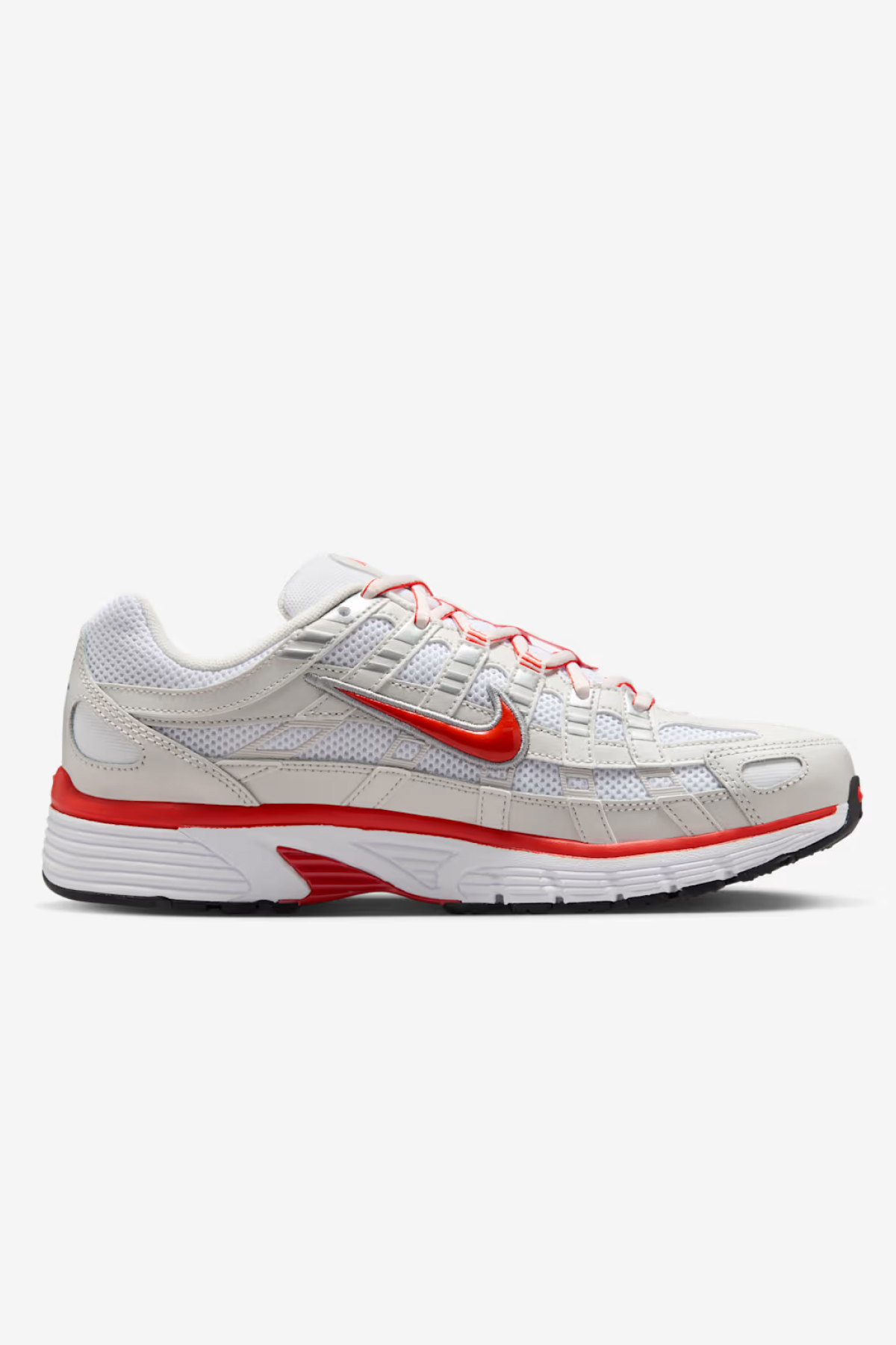 Nike P-6000 Women's Shoes - White/platinum Tint/black/picante Red - Size 5