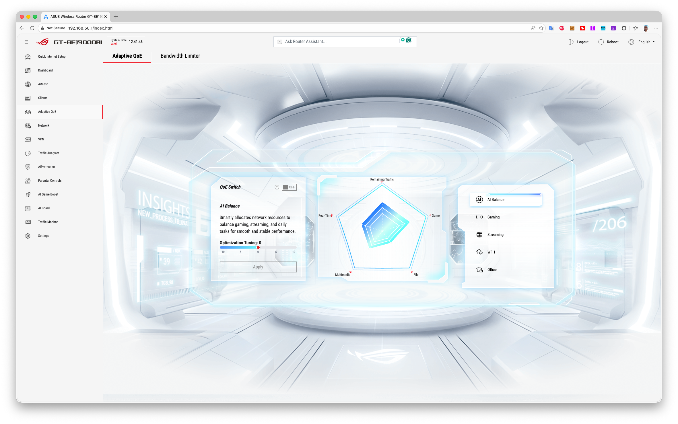 Asus ROG Rapture GT-BE19000Ai Wi-Fi 7