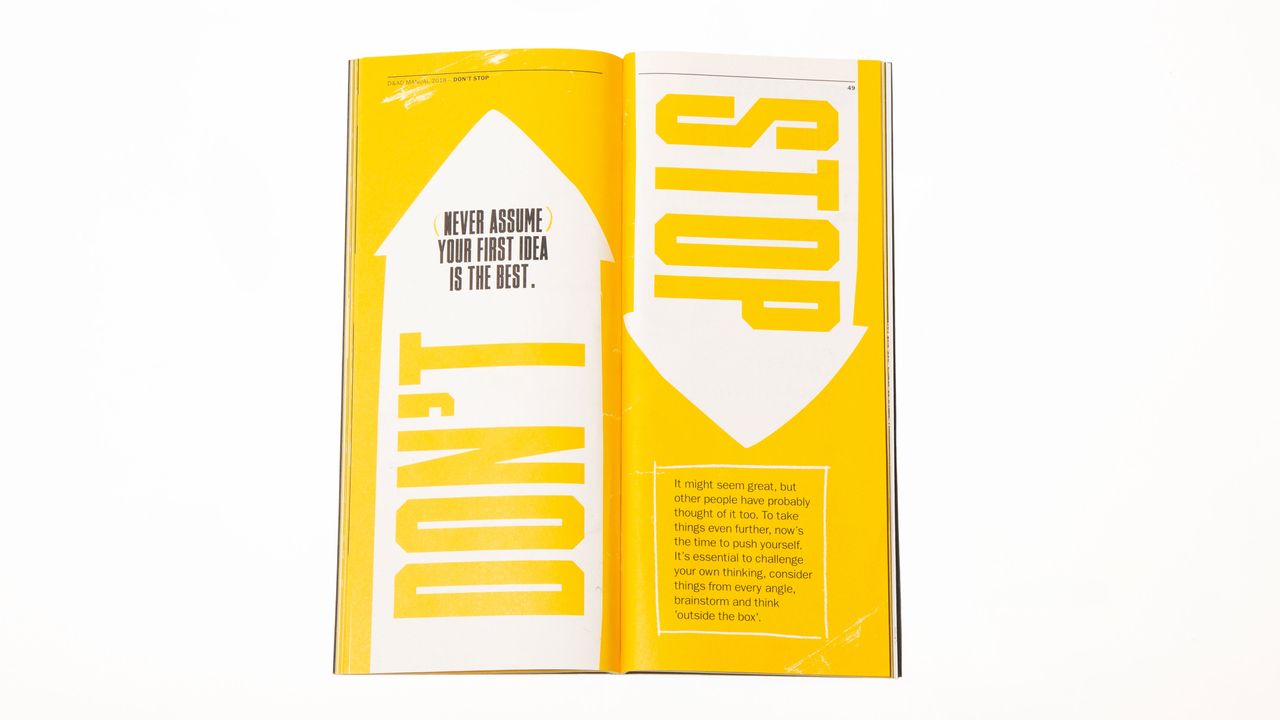 The Manual contains wisdom on how young creatives can succeed