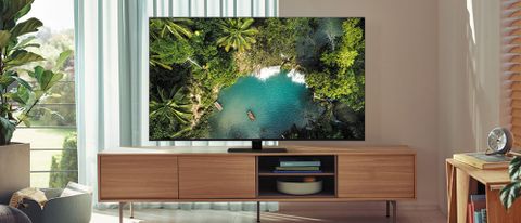 Samsung Q80B QLED TV in living room