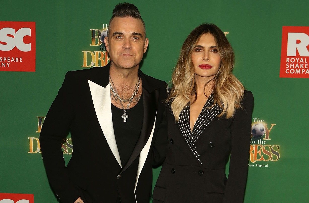 Robbie Williams and Ayda Field