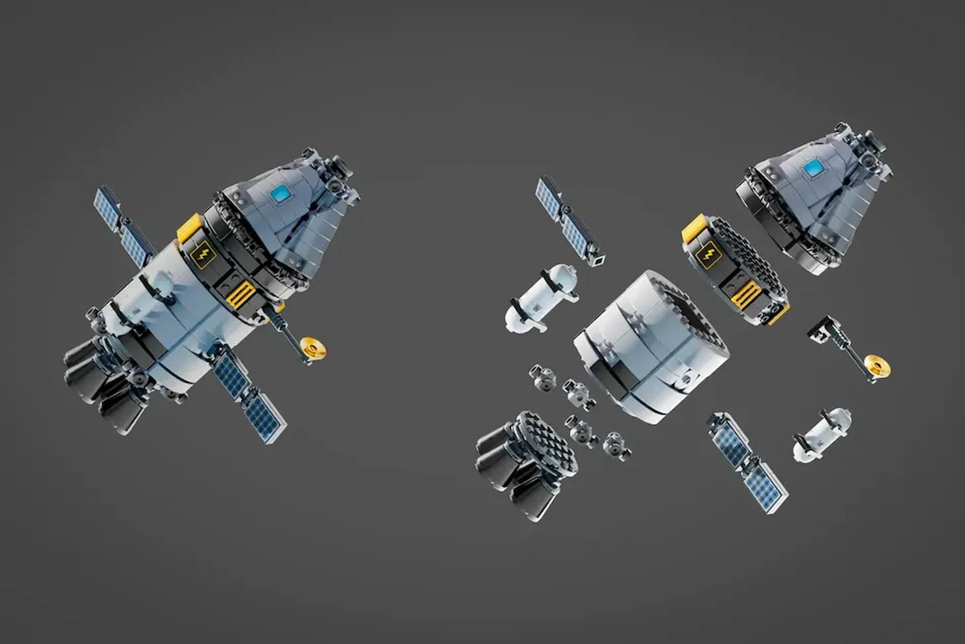 Concept images of the Lego Ideas Kerbal Space Program submission