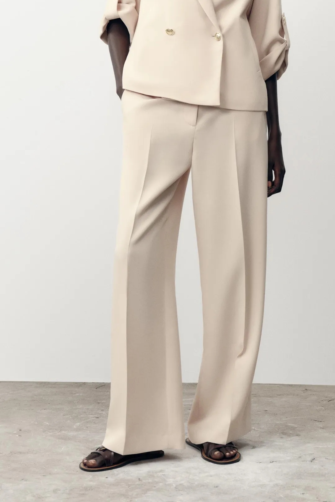 Zw Collection Pleated Midi Dress