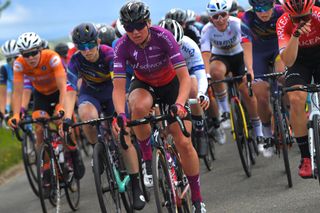 SCHMOLLN GERMANY MAY 25 Chantal Van Den Broek Blaak of Netherlands and Team SD Worx during the 34th Internationale LOTTO Thringen Ladies Tour 2021 Stage 1 a 899km stage from Schmolln to Schmolln ltlt2021 lottothueringenladiestour womencycling on May 25 2021 in Schmolln Germany Photo by Luc ClaessenGetty Images
