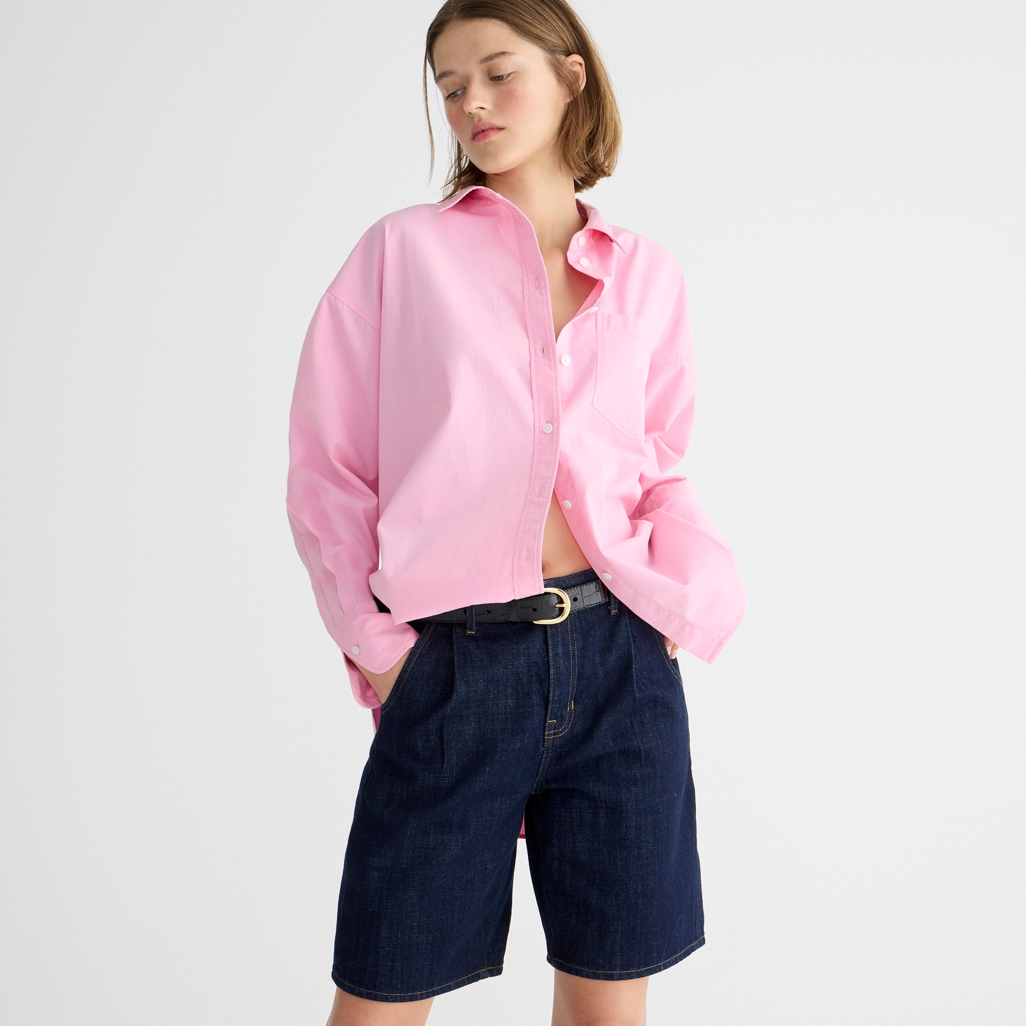 Étienne Oversized Shirt in Lightweight Oxford