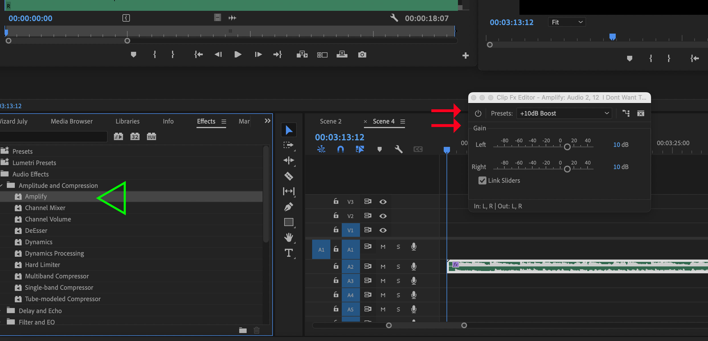 Audio processing for old radio recording