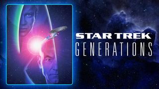 Two starship captains grace a promo poster for &quot;Star Trek Generations&quot;