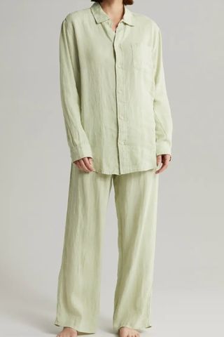 Long Sleeve Linen Pajamas