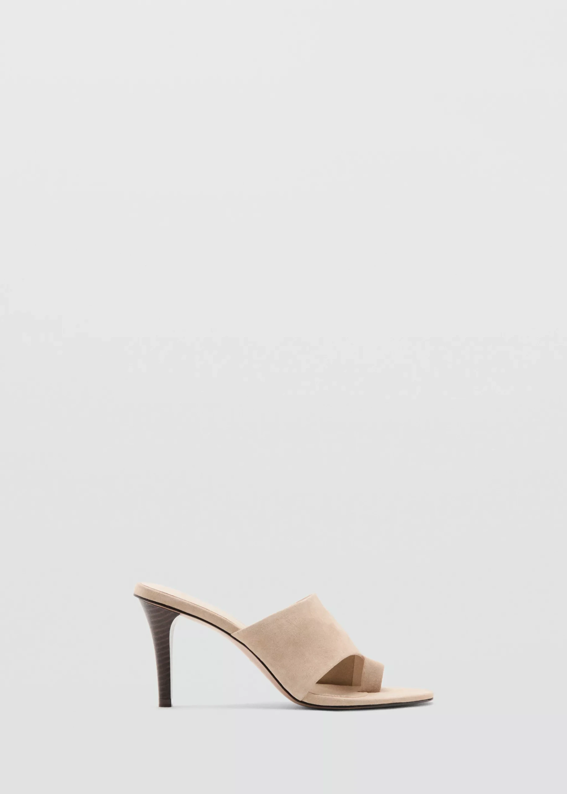 Suede Funnel Heel Sandal - Women | Mango United Kingdom
