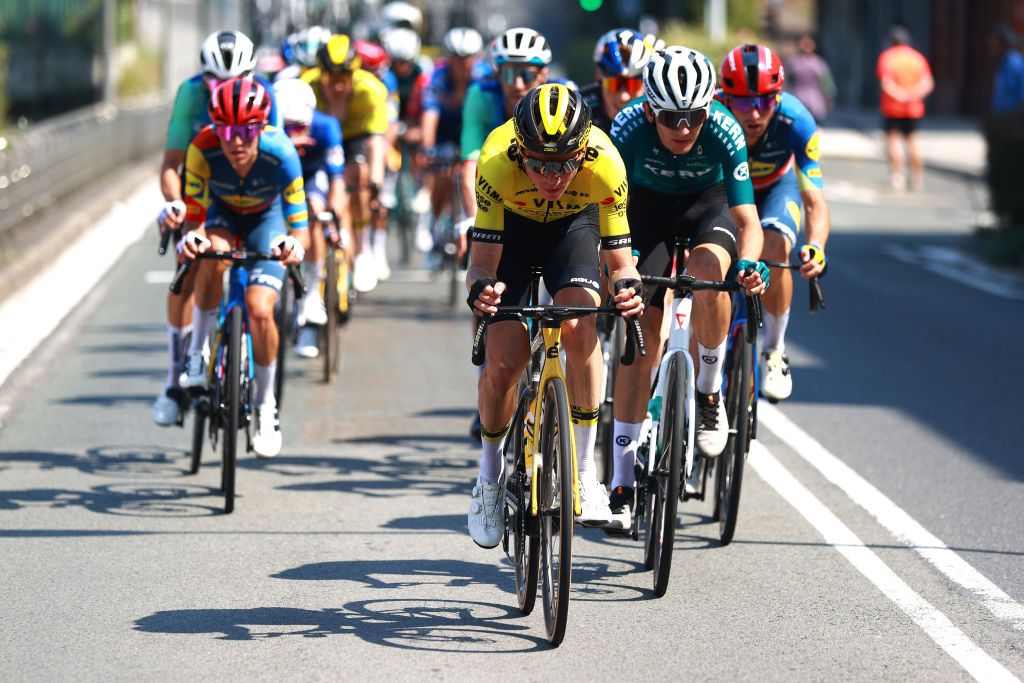 SAN SEBASTIAN SPAIN AUGUST 10 Sepp Kuss of The United States and Team Visma Lease a Bike competes during the 44th Donostia San Sebastian Klasikoa 2024 a 236km one day race from San Sebastian to San Sebastian UCIWT on August 10 2024 in San Sebastian Spain Photo by Gonzalo Arroyo MorenoGetty Images