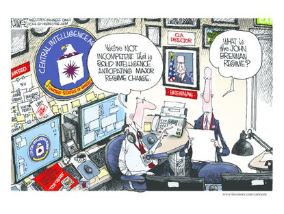 Political cartoon CIA John Brennan