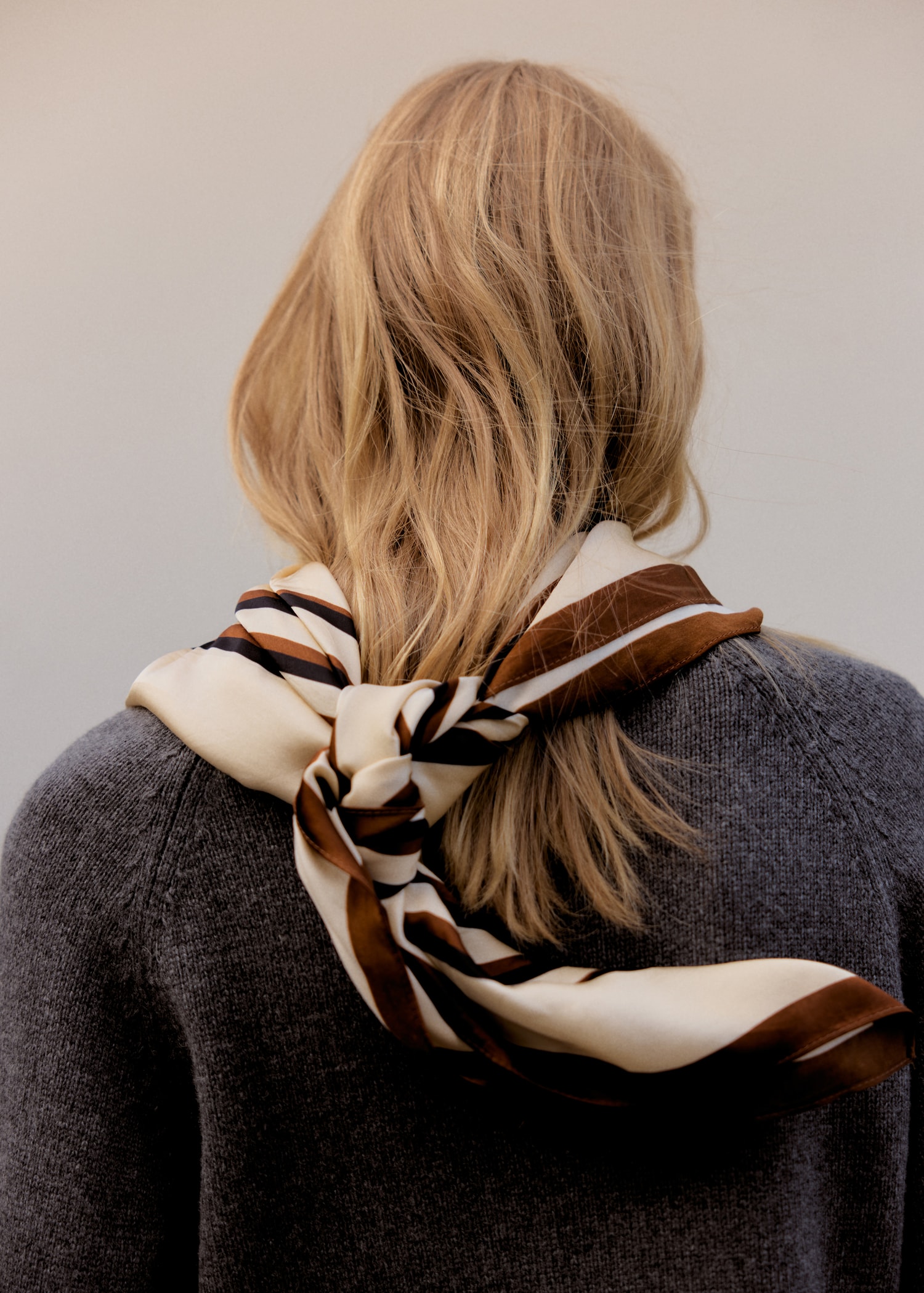 Geometric Stripe-Print Scarf - Women | Mango United Kingdom