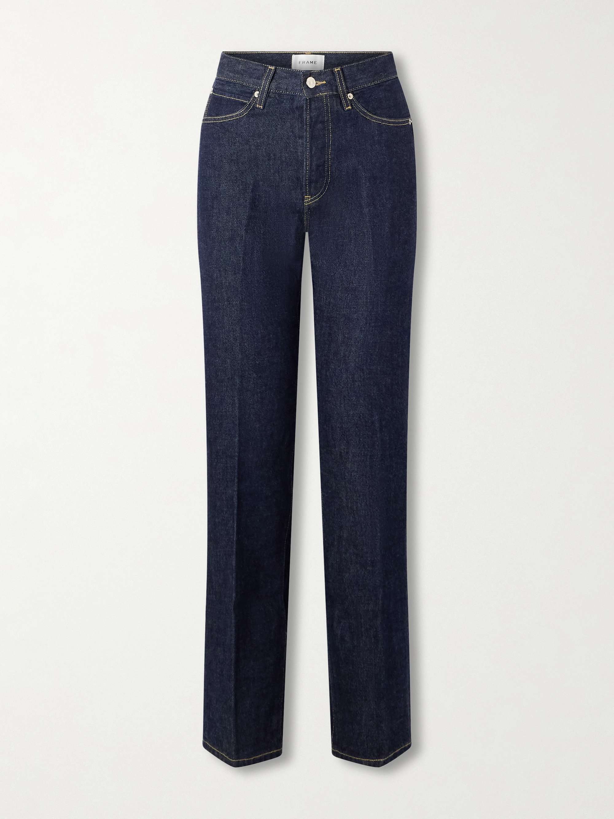 The Vertical High-Rise Straight-Leg Jeans