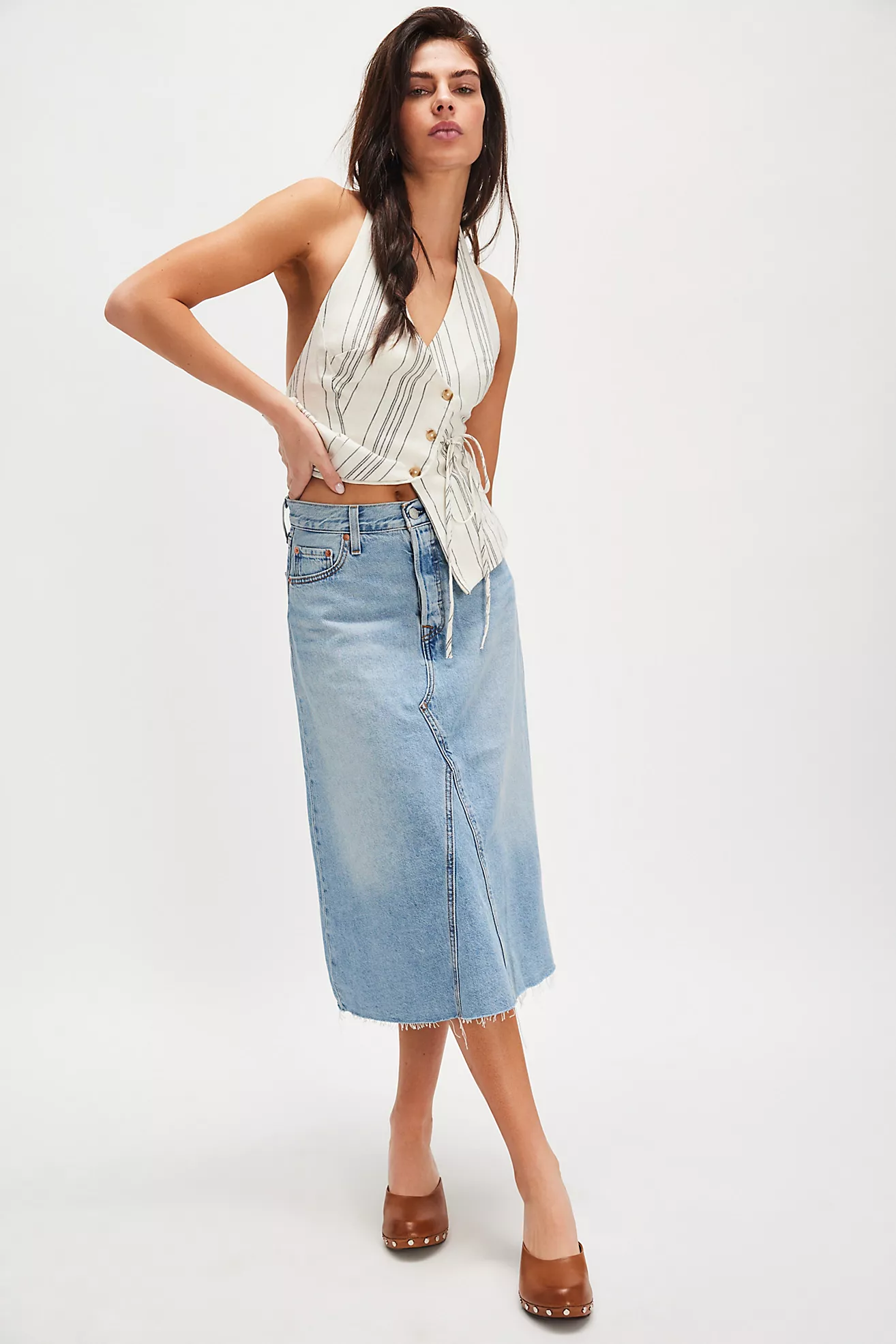 Levi's High-Rise A-Line Skirt