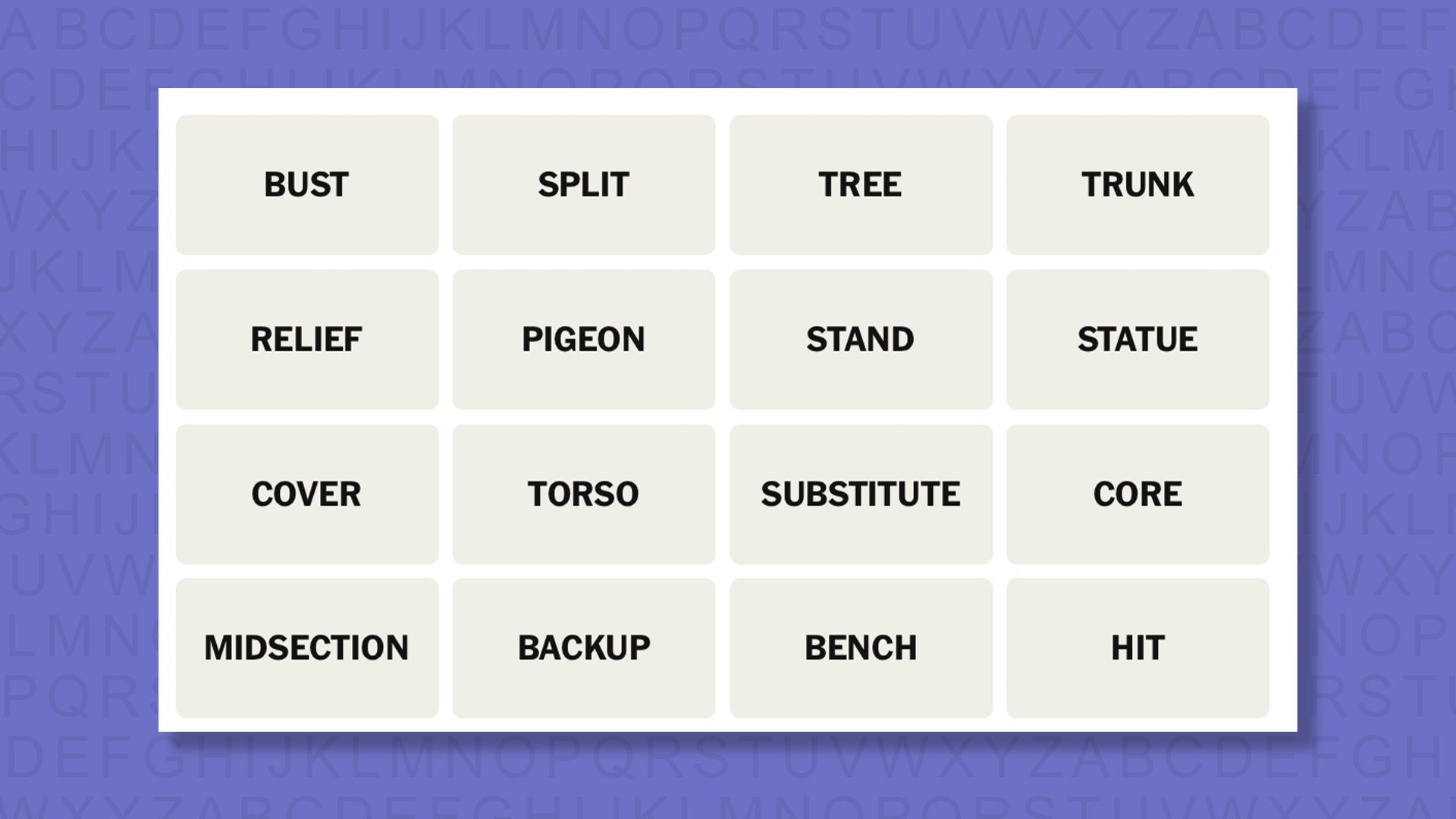 NYT Connections hints for game 902 on a purple background