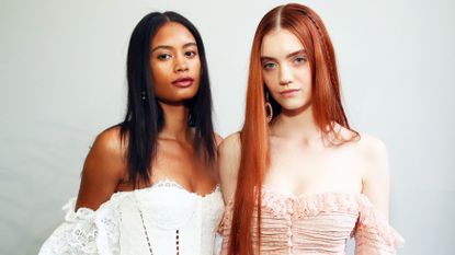 2 Women with Straight Hair