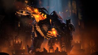 Total War: Warhammer 3 Chaos Dwarfs - A K'Daii Destroyer and Astragoth