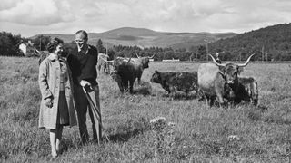 Queen Elizabeth and Prince Philip at Balmoral