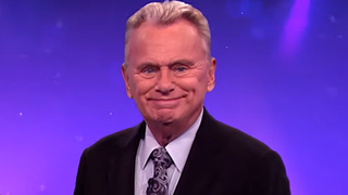 Pat Sajak smiles on Wheel of Fortune.