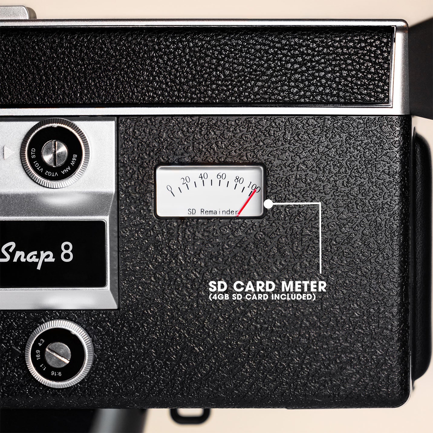 Camp Snap CS8 camera from different angles 