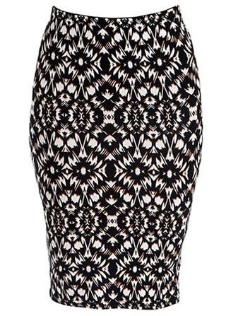 New Look printed pencil skirt, £14.99