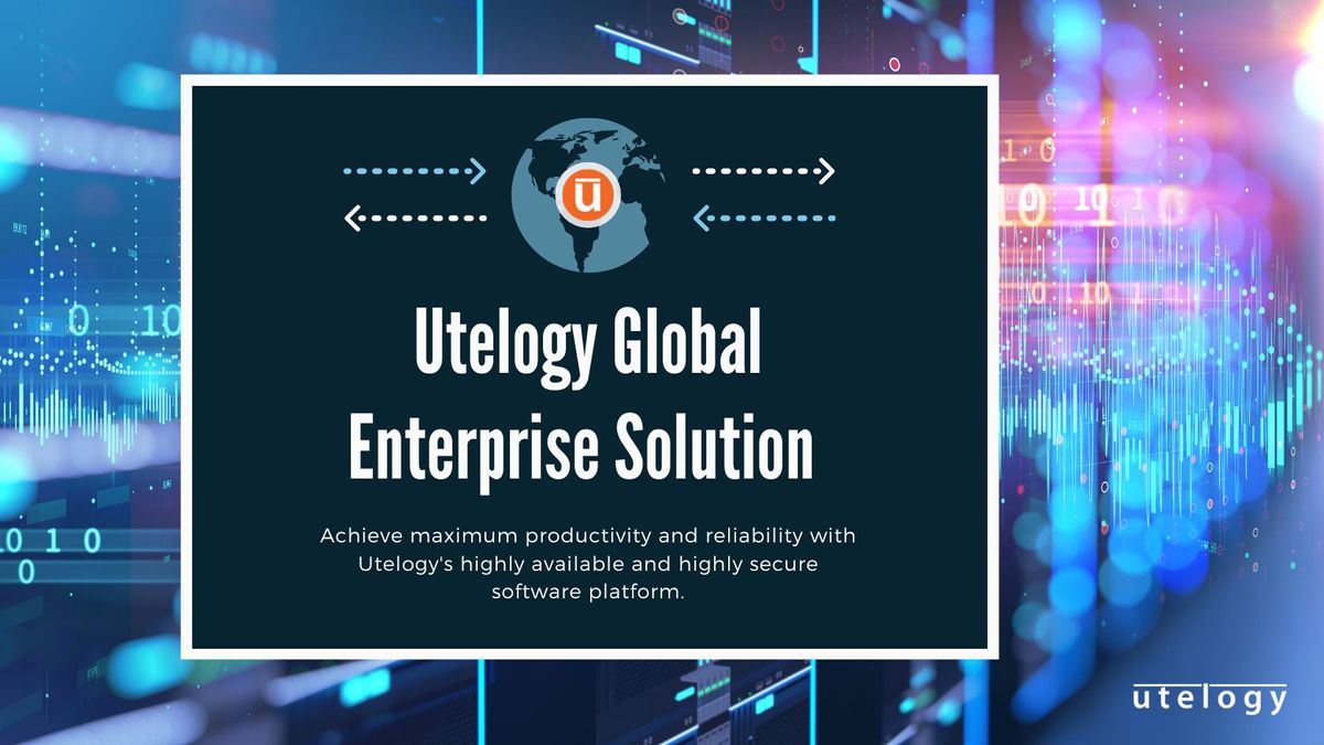 A digital banner celebrating Utelogy certification. 