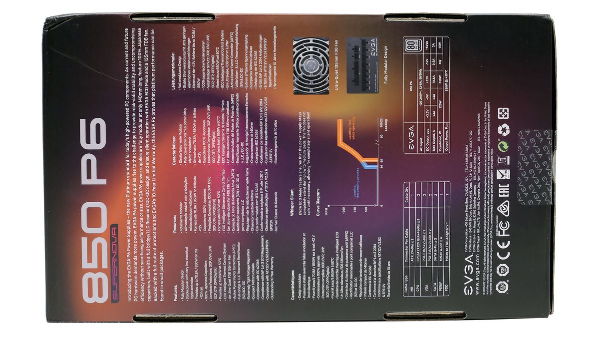 EVGA 850 P6