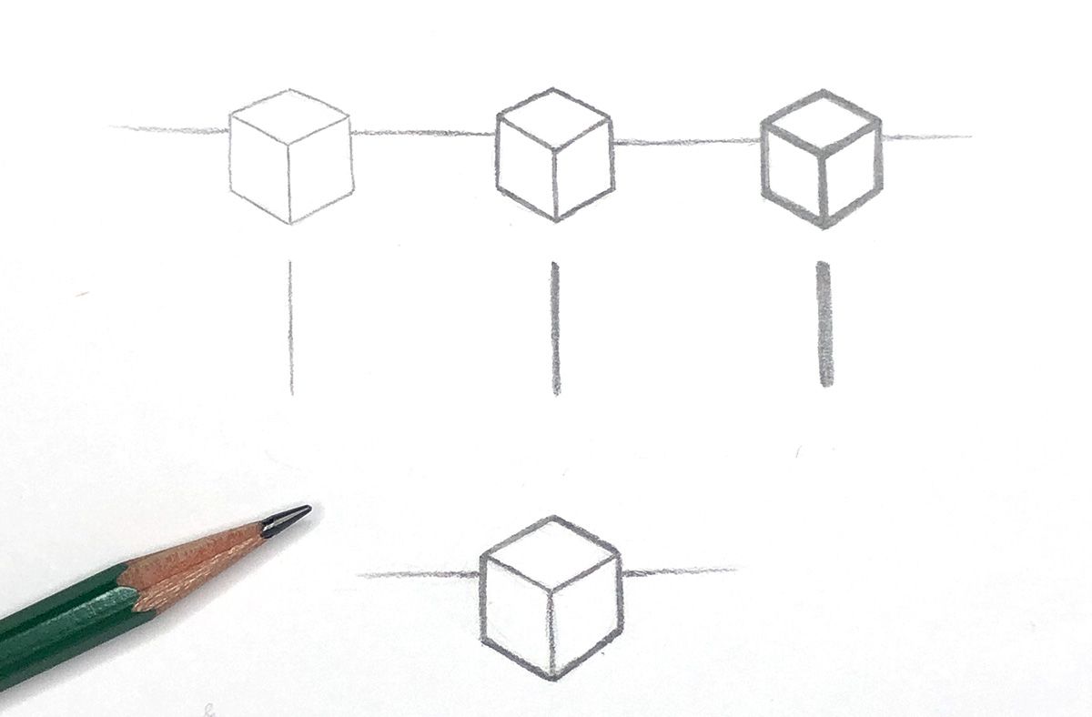 sketching pencil scale