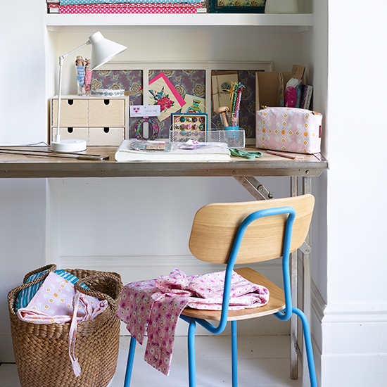 desk with chair