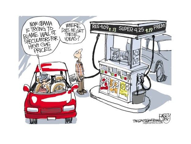 Gas pump speculators