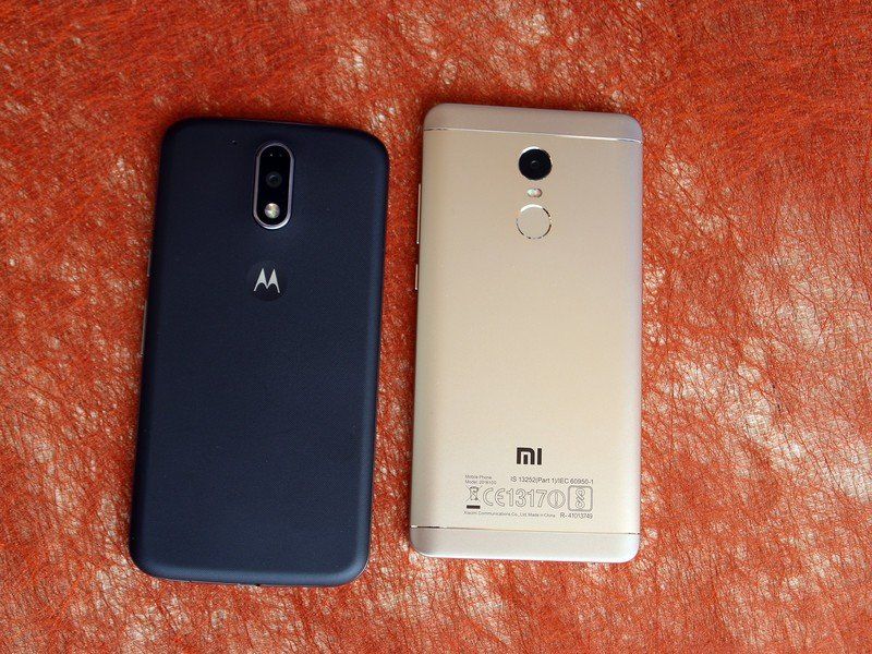 Redmi Note 4 vs. Moto G4 Plus