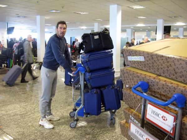 Matteo Tosatto arrives in Argentina.