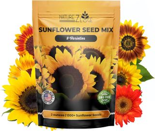 A packet of sunflower seeds