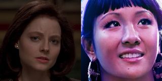 Jodie Foster on the left, Constance Wu on the right