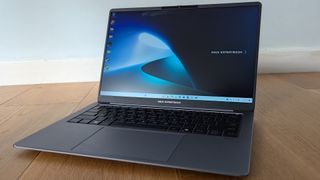 The Asus ExpertBook P5 on a desk