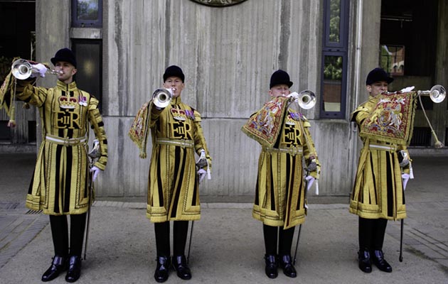 THE HOUSEHOLD CAVALRY PREPARE FOR THE ROYAL WEDDING