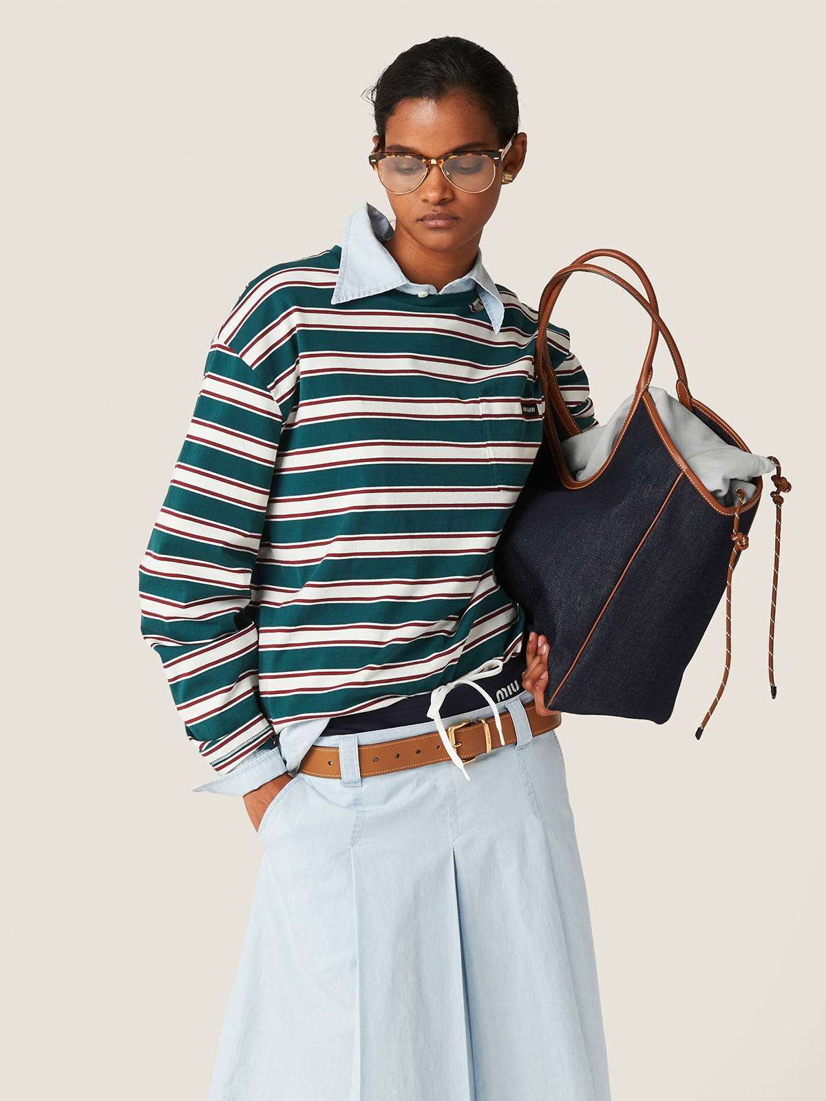 Long-Sleeved Cotton Jersey T-Shirt