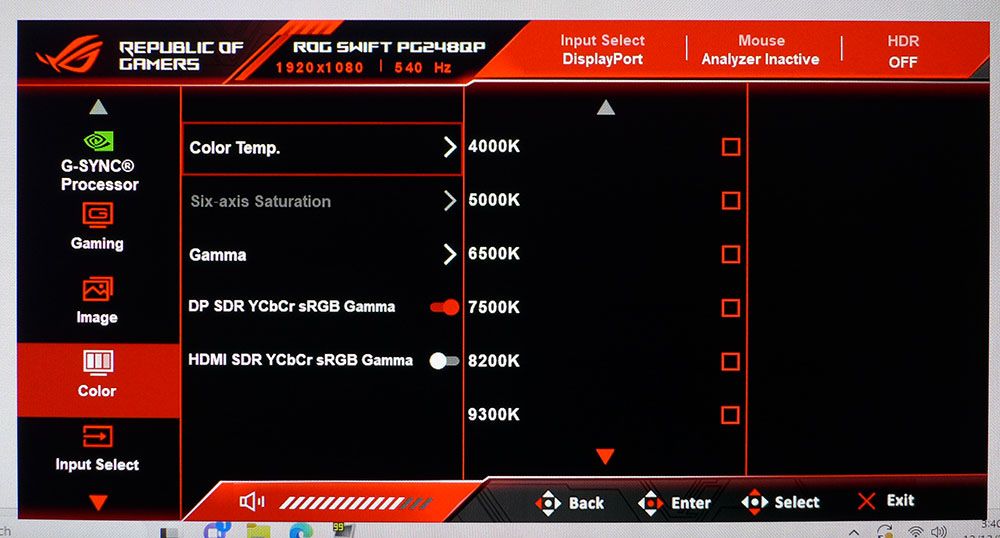 Asus ROG Swift PG248QP